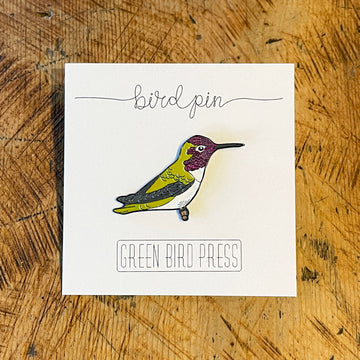 Anna's Hummingbird Enamel Pin