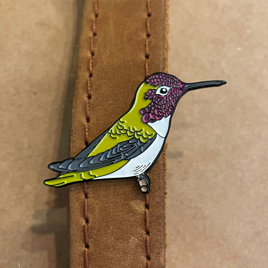 Anna's Hummingbird Enamel Pin