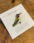 Anna's Hummingbird Enamel Pin