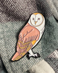 Barn Owl Enamel Pin