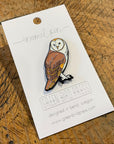 Barn Owl Enamel Pin