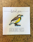 Western Meadowlark Bird Enamel Pin