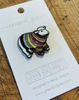 Sheep Sweater Enamel Pin