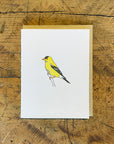 American Goldfinch Letterpress Card