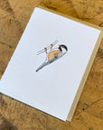 Black-capped Chickadee Letterpress Card