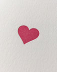 Heart Letterpress Card