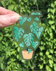Houseplant Clear Stickers - Set of 4