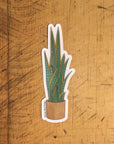 Houseplant Clear Stickers - Set of 4