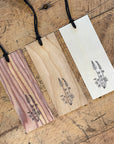 Lupine Letterpress Bookmark