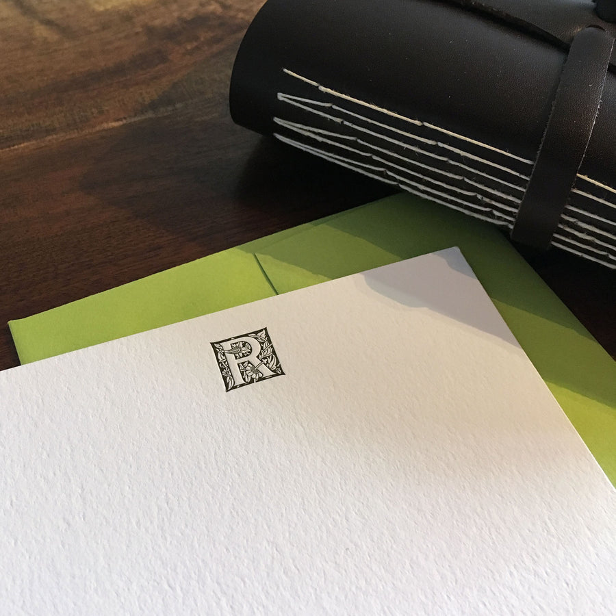 Custom Letterpress Notecards - Massey