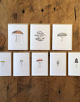 Morel Mushroom Letterpress Card
