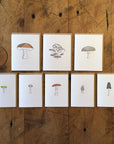 King Bolete Mushroom Letterpress Card