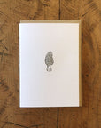 Morel Mushroom Letterpress Card