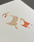 Northern Flicker Letterpress Card