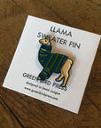 Llama Sweater Enamel Pin